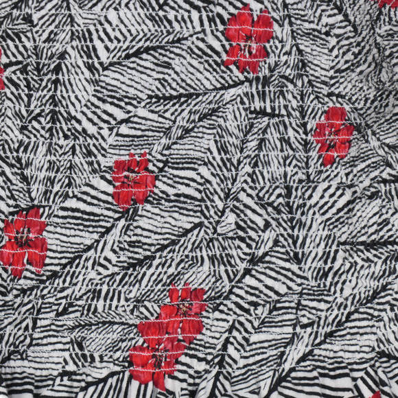 J Jill Blouse Womens Size XL Petite PXL Top Shirt Smocked Bodice Peasant Boho - Picture 5 of 11